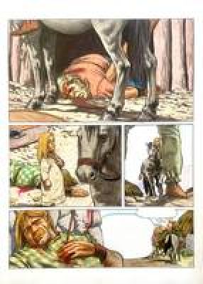 Luca Tarlazzi | Original page for Axu. Cm. 30x42. Mint. Cod 2339. | Segni e Disegni