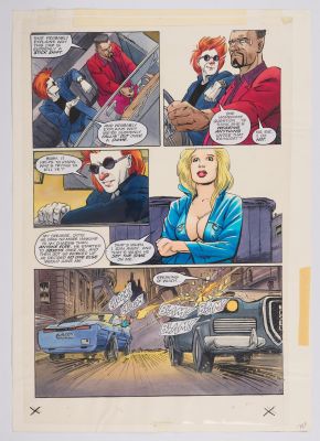 Lot 232 - Peter Doherty & Mark Harrison 2000 AD Judge Dredd Megazine #69 And 2000 AD Prog #1087 Story Pages