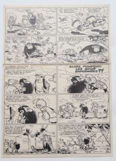 Remacle, Marcel - Planche originale - Bobosse T.1 - La forêt silencieuse - (1956) | Catawiki