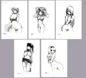 Misaki Maeda - 5 Dessins originaux - Manga (2017) | Catawiki