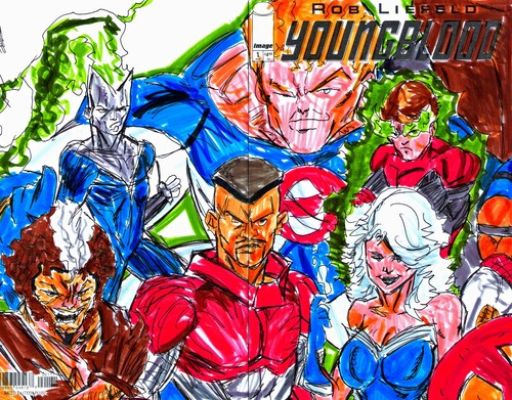 original blank variant rodriguesart signed and dated youngblood #1 | eBay US (Buy It Now)