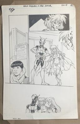 Ben Dunn Original Comic Book Artwork 2015 Gold Digger Xmas Annual￼ | eBay US (Buy It Now)