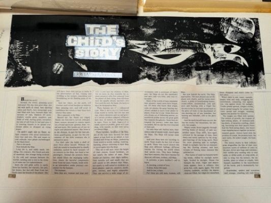 Sale! The Child’s Story by Lupoff - Jack Gaughan original art paste-up Cosmos 77 | eBay US (Buy It Now)