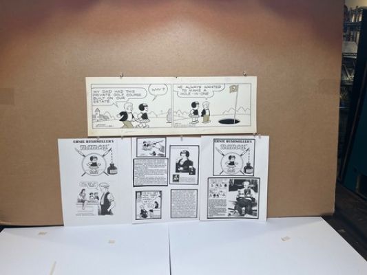 Original Ernie Bushmiller Weekly: Nancy @ Rolo’s Private Golf Course on Estate. | eBay US (Buy It Now)