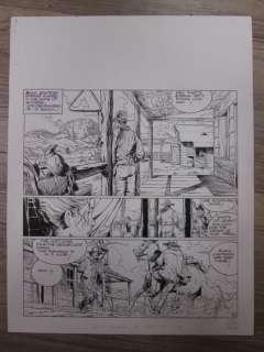 Blanc-Dumont, Michel - Planche Originale WESTERN - Black Lightening  (The white horse) (1988) | Catawiki