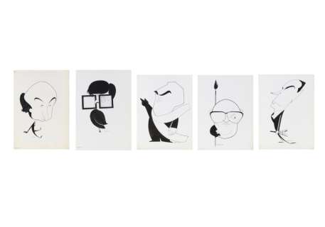ARDITO PIETRO (1919 - 2005) - LOT COMPOSED BY 5 CARICATURES | Capitolium Art