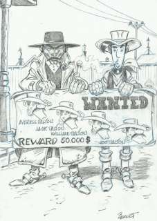 Bernat Serrat | Bernat Serrat - Original drawing - Lucky Luke | Catawiki