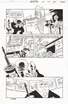 J Bone | Rocketeer and the Spirit 3 pg 10 | Artcoholics