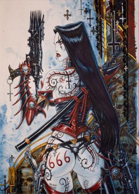 Lot 102 - OLIVIER LEDROIT né en 1969. Claudia, Chevalier vampire. T4, la marque de la bête. | HVMC