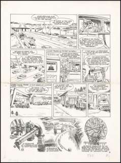 Funcken. Planche originale Stupéfiants USA | BDEnchères