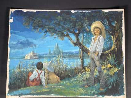 Sidobre, Jean (1924-1988) Tom... | SIDOBRE, Jean (1924-1988) Tom Sawyer, illustration... | Oger-Blanchet