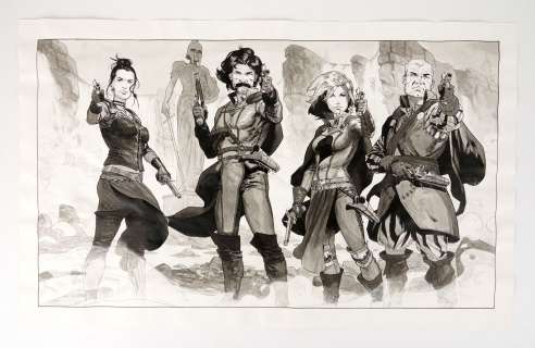 Siner Nicolas Horacio... | SINER Nicolas Horacio d’Alba Superbe illustration présentant... | Vermot et Associés