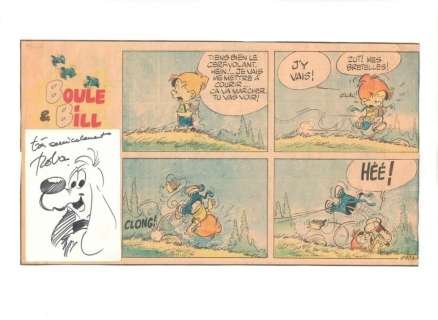 Roba. Dessin original Boule et Bill | BDEnchères