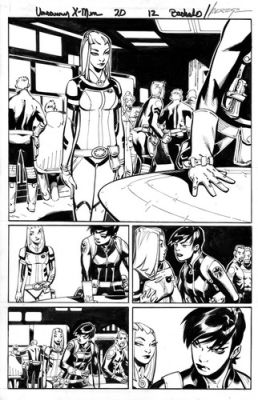 UNCANNY X-MEN #20 pg 12 Original Comic Art Chris Bachalo DAZZLER SHIELD SDCC | eBay US (Buy It Now)