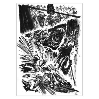 Edouard Cour - Soli Deo Gloria - double page originale 114 & 115