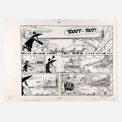 Dave Manak, Mad Magazine #344 "Spy vs. Spy" Original Art (EC, 1995) | Landry Pop Auctions