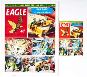 Dan Dare/Eagle original Phoenix Mission artwork painted and signed by… | Comic Book Auctions ltd