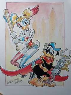  - Alessandro Gottardo - Donald Duck (Duck Avenger-Pk) and Harley Queek - (2018) 