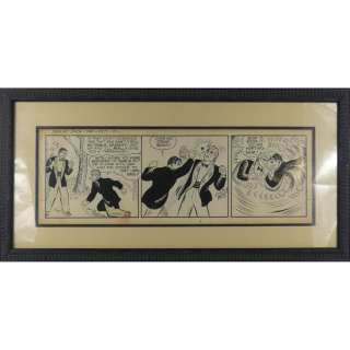 ZACK MOSLEY ’SMILIN’ JACK’ INK COMIC STRIP ART | misc / divers