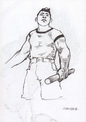Liberatore | L’homme Au Bâton | 2DGalleries