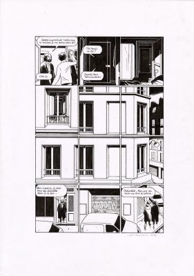 Lucas Harari | Planche originale publiée en page 11 dans Le cas David Zimmerman | 2DGalleries