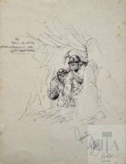 Delaby/Dessin original humoristique realise entierement au… | Dagoty