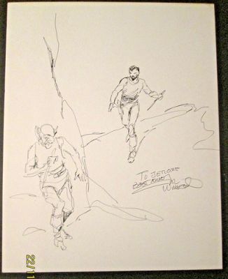 AL WILLIAMSON : ARTIST (FLASH GORDON) ORIG, 11X14 DRAWING (DR.ZARKOV & ALIEN) | eBay US (Buy It Now)