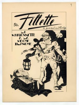 Edmond-François Calvo | La marionnette à la mèche blanche | 2DGalleries