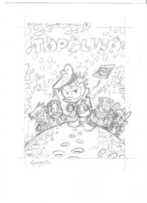 Marco Gervasio Bozzetto Originale Copertina Alternativa Topolino n. 2819 | eBay Europe (Buy It Now)