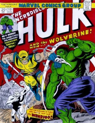 HULK # 181 COVER RECREATION 1ST WOLVERINE ORIGINAL COMIC COLOR ART ON CARD STOCK | eBay US (Buy It Now)