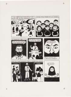 Marjane Satrapi | Persepolis (Original Book Art, page 2) | Sotheby’s