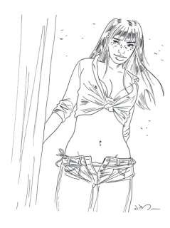 Jim (Terrasson, Thierry) - Originele tekening Marie - Een nacht in Rome (2016) | Catawiki