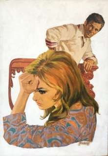 FernÃ¡ndez, Fernando  - Original coverdrawing in colour - Romance book | Catawiki