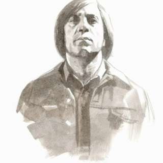 Ben Oliver | Javier Bardem Sketch | Panel Gallery