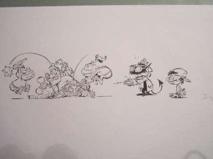 Léturgie, Simon | Original plate  - Tribute to Kid Paddle | Catawiki