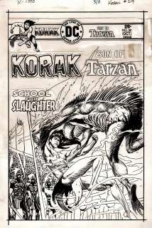Joe  Kubert - Korak, son of tarzan #59 cover (1975)