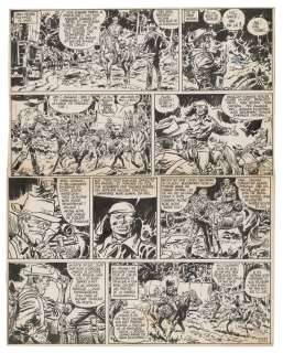 Jean Giraud- Blueberry | L’aigle solitaire – planche originale 22 | Galerie Barbier