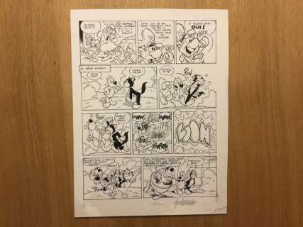 Pif le chien - G. Cavazzano - Planche original - Page volante - (1990) | Catawiki