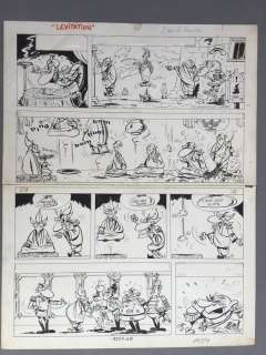 Devos, Jacques - Planche originale - Victor Sébastopol - Lévitation  - (1965) | Catawiki