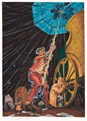 Lot 173 - Michael Dubisch, (1971-), Shocked by lightning rod. 1995,
