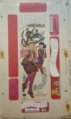 Very Rare! 1969 Silver Age Archie Comics The Archies Whitman Original Dolls Art | eBay US