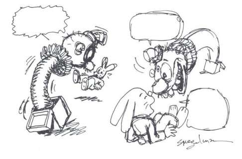 Spiegelman Art (Né En 1948) | SPIEGELMAN Art Â«Jack and the BoxÂ» Esquisse de la page 19 Â« Jack et la& | Aponem