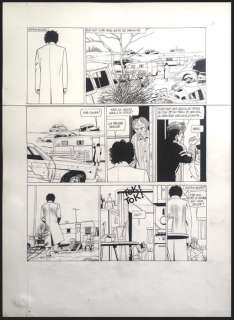 Renaud - Planche originale (p.30) - Jessica Blandy T.22 - Blue Harmonica | Catawiki