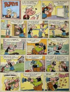 Bill Mevin | Popeye - Spinach Power! (Signed) | Illustration Art Gallery