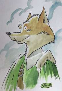 Masbou - Dessin original en couleur - De Cape et de Crocs (2018) | Catawiki