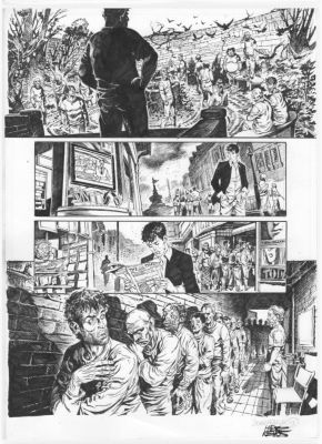 Paolo Martinello | DYLAN DOG n.478 – HARLECH ASYLUM, pag.17 | Avalon Comic Art
