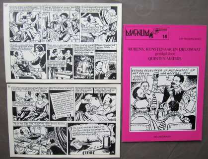 Rubens - Kunstenaar en diplomaat - Originele pagina - stroken genummerd 89 t/m 92 + album - Broché - EO - (1959/1960) | Catawiki