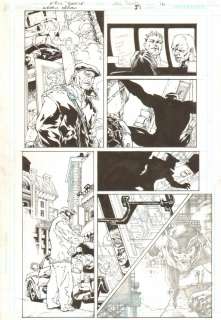 Eric Battle, Jack Purcell - green arrow #51 p. 16 - rooftop lurking - 2005