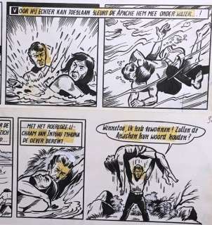 Karl May 2 - Originele pagina (p.18) - Winnetou  - (1962) | Catawiki