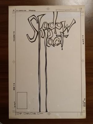 SHADOW PACT Original Comic Art Logo Design DC | eBay US